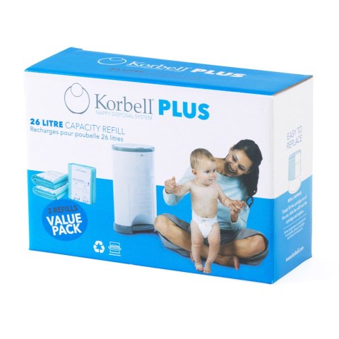 KOR Korbell Plus 26L-wkład worek/Refill 3-pack