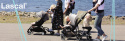 Lascal BuggyBoard MAXI dostawka do wózka czerwona