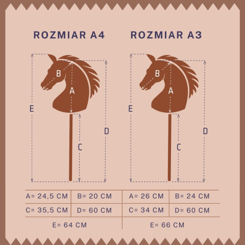 HOPPIHORSE Hobby Horse A3 czarny, maść kara HOPPIHORSE Hobby Horse A3 czarny, maść kara