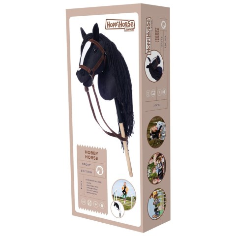 HOPPIHORSE Hobby Horse A3 czarny, maść kara HOPPIHORSE Hobby Horse A3 czarny, maść kara