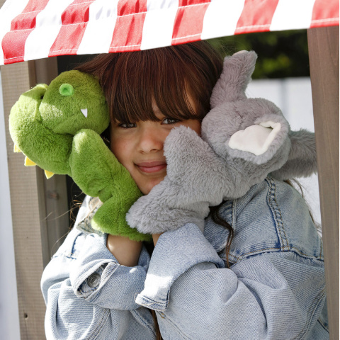Teddykompaniet pacynka Dinozaur 28cm Teddykompaniet pacynka Dinozaur 28cm