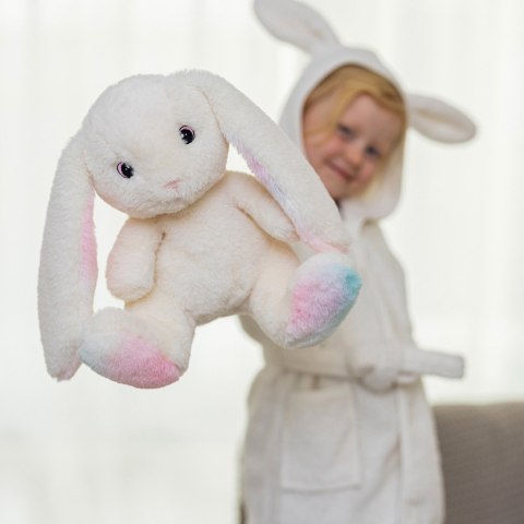 Teddykompaniet Zajączek pluszowy Cindi tęcza 23cm Teddykompaniet Zajączek pluszowy Cindi tęcza 23cm