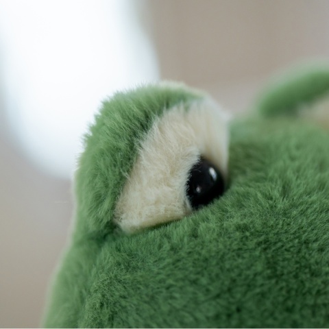 Maskotka żaba Göran pluszak Teddykompaniet, przytulanka dla dzieci 35 cm