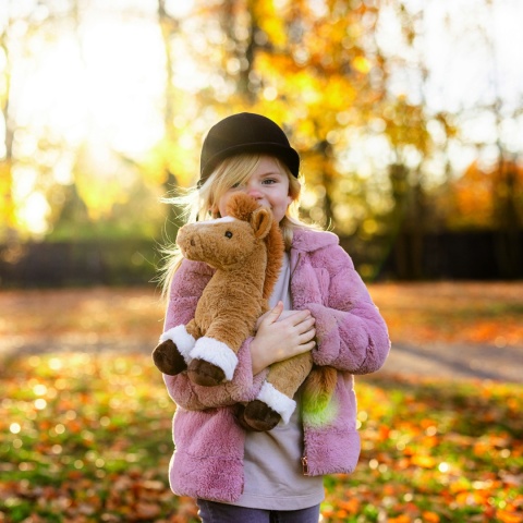 Pluszak koń Freja, maskotka Teddykompaniet, konik przytulanka 32 cm